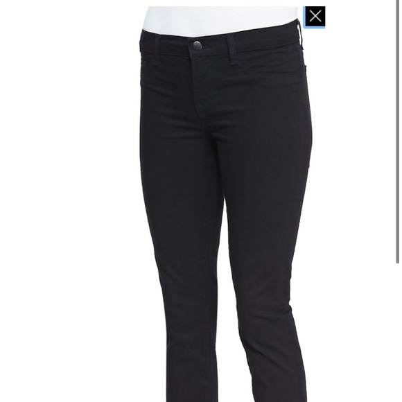 J BRAND**Mid-Rise Cropped Rail Jeans*Size 25 $228 - Picture 4 of 11